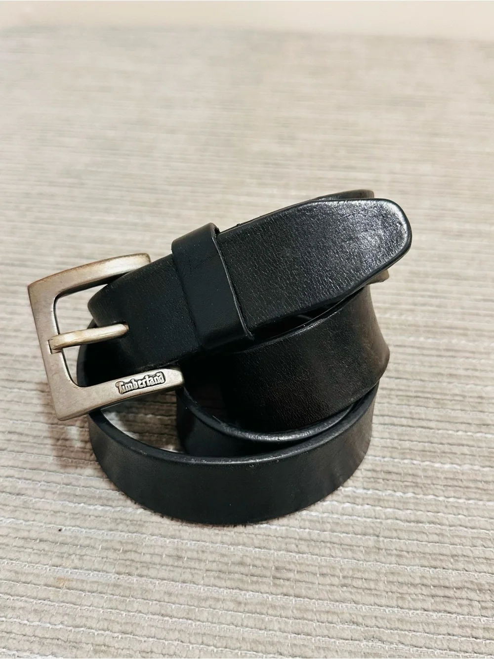 Timberland Men's Classic Leather Belt Brown Size 36 / 90 Genuine Leather Casual